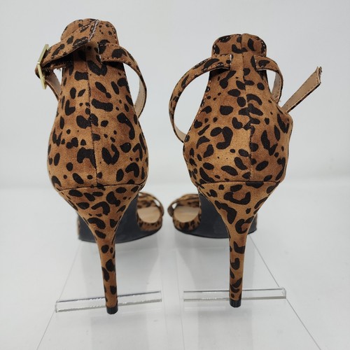 Material Girl hochhackige Damen-Pumps 6,5 Gepard Blaire Knöchelschnalle Textil-Obermaterial - Bild 7 von 9