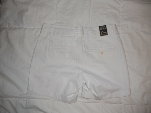 CORTO CHINO J CREW 5'' NUOVO CON ETICHETTE CUCITURE INTERNE TAGLIE 00, 0, 4, 6, 8, 10 - Foto 7 di 60