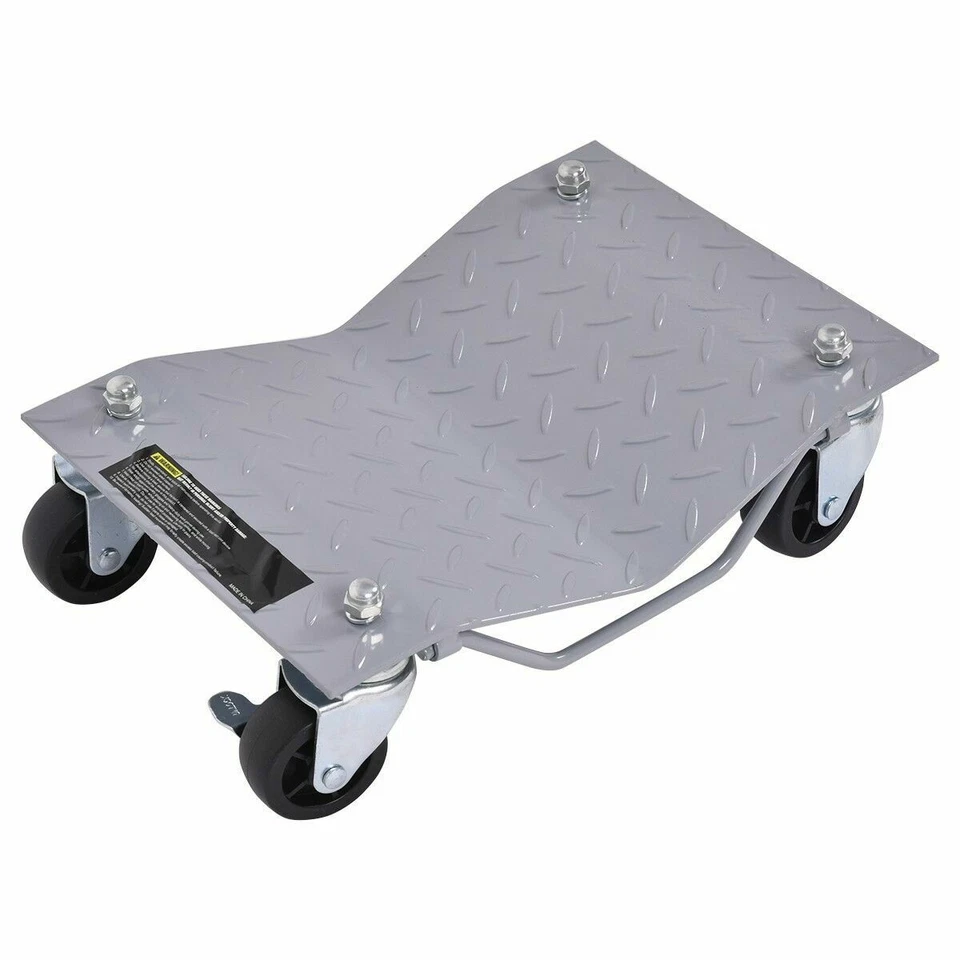 IRONMAX 4 X 3" Set Tire Wheel Dolly Vehicle Car Auto Repair Moving Diamond Gray Foto 2 de 4