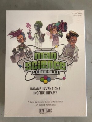 MAD SCIENCE FOUNDATION - Spiel von Cryptozoic - Neu in Folie