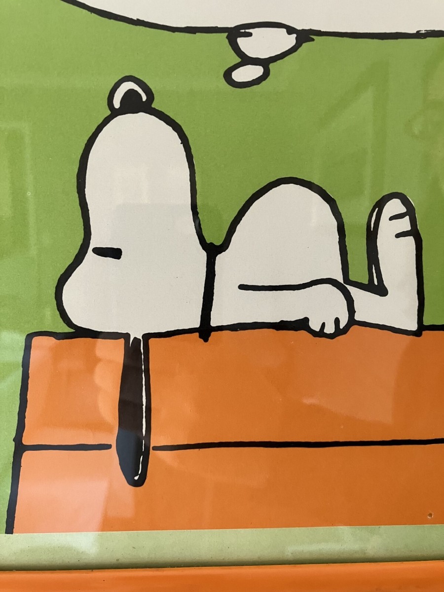 60'sヴィンテージ　ポスター　スヌーピー　プレッピー　SCHULZ 1965年 60'sヴィンテージ ポスター スヌーピー プレッピー SCHULZ 1965