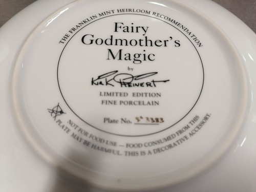 Fairy Godmother’s Magic FRANKLIN MINT COLLECTORS PLATE (Limited edition) Disney - Picture 2 of 10