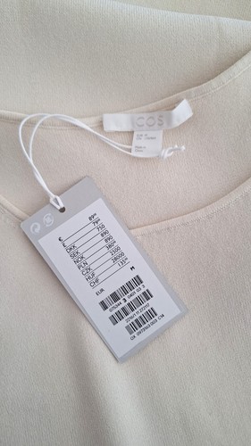 ✪COS Schlauchkleid Midi ✪ M 38 ✪NEU NP 89 € ✪ helles beige ✪ arket massimo - Bild 5 von 7
