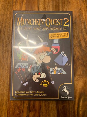 Original Munchkin Quest 2 Jetzt wird aufgeräumt Erweiterung -neu- 51951G
