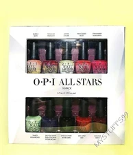 OPI Nail Lacquer "ALL STARS" 10-PACK MINI SET 10 X 3.75 ml NEW IN BOX FREE SHIP!