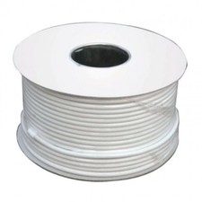 Image of White RG6 Satellite Freesat Digital TV Aerial Coax Cable Coaxial Lead 75ohm