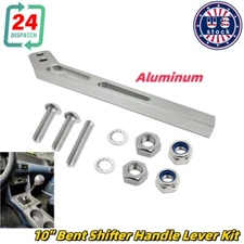  For Tremec Aluminum 10" Bent Shifter Handle Lever Kit TKO500 & 600 T5 T45 T56