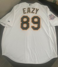 RARE Authentic Oakland Athletics A’s G EAZY Majestic Cool Base Jersey Size XXL