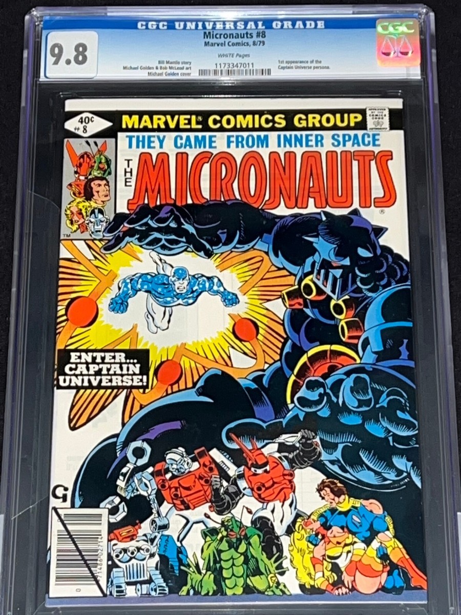 MARVEL - MI-8 Micronauts #8 - CGC 9.8 - 1st Captain Universe Appearance