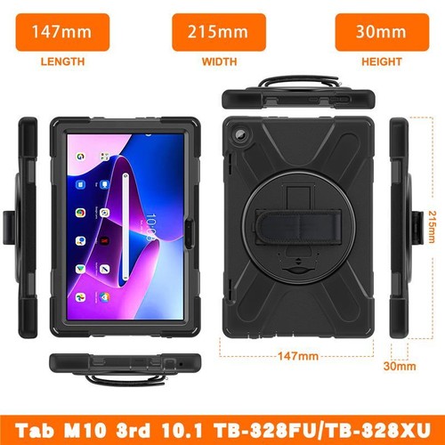 Shockproof Case Lenovo Tab M10 / M10 Plus 3rd Gen / M10 HD 2nd Stand Kid Cover - Picture 16 of 25