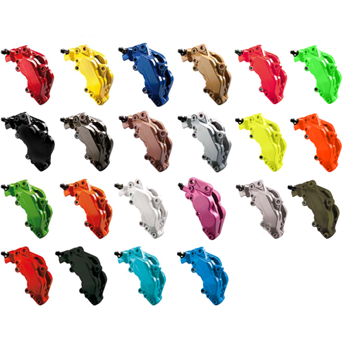 Kit Vernice Pinze Freni Alta Temperatura + Solvente per Pulizia Vari Colori - Foto 7 di 10
