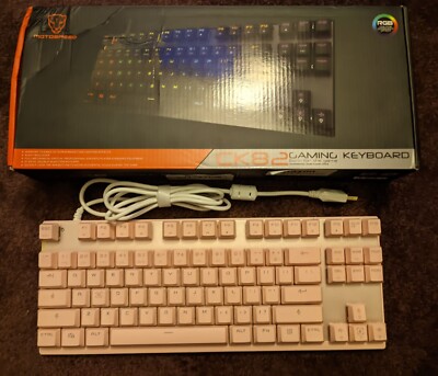 MOTOSPEED CK82 Mechanical Keyboard 87 Keys RGB Gaming Keyboard