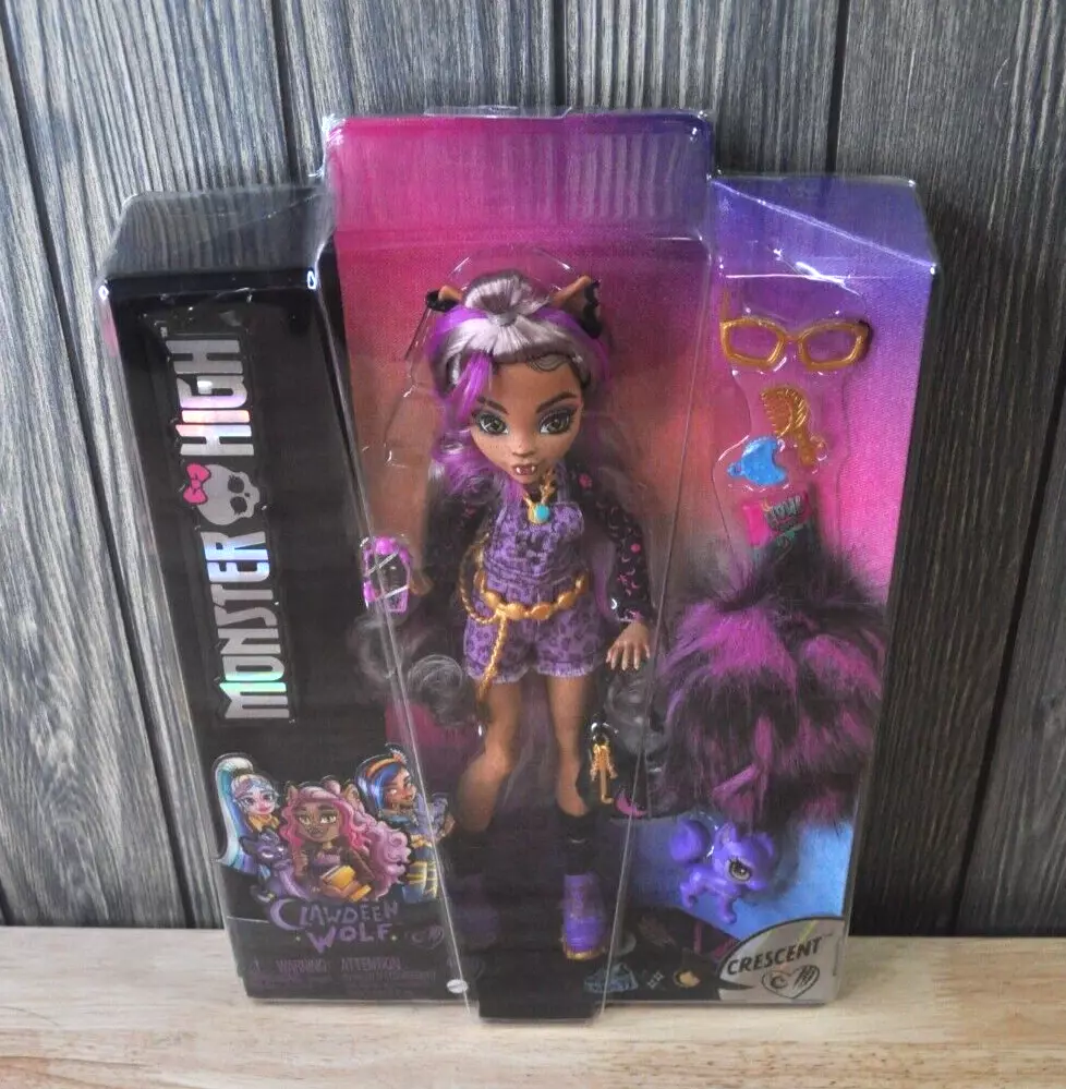 Mattel Monster High Clawdeen Wolf G3 2022 Doll New In Box Ready to