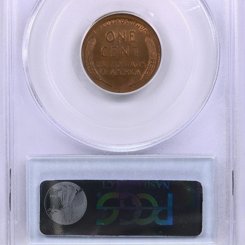 1937 Lincoln 1C Struck 5% Off Center Mint Error PCGS Certified MS64BN - Picture 4 of 4