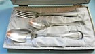 Individual 3-Piece Silver-Plated Cutlery Set
