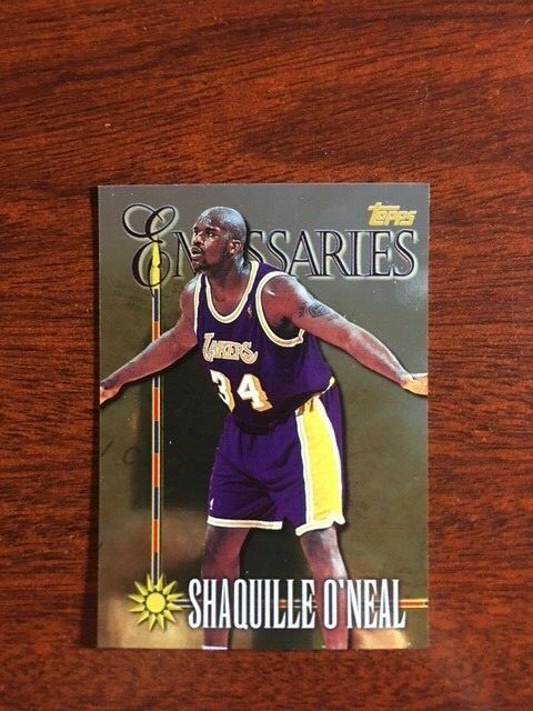 1998-99 Topps Emissaries #E8 Shaquille O'Neal