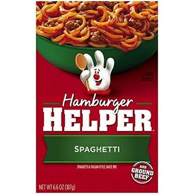 , Hamburger Helper, Spaghetti, 6.6Oz Box (Pack of 6) 