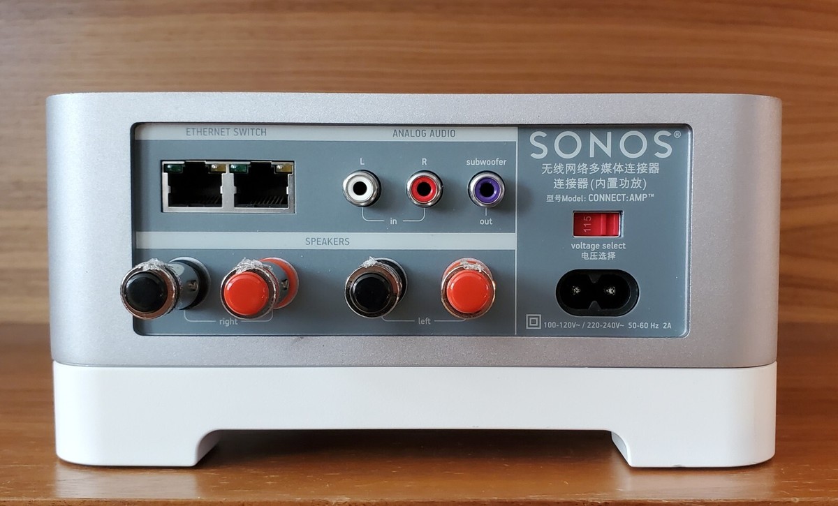 Sonos Wireless Sonos Connect Amp As Rears Amplifier Sonos Connect