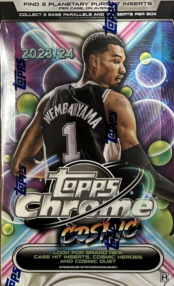 2023-24 Topps Chrome Cosmic Basketball Factory Sealed Hobby Box