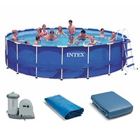 Intex 18' X 48 Metal Frame Swimming Pool Set With 1500 Pump | 28251eh on sale Intex 18' X 48 Metal Frame Swimming Pool Set With 1500 Pump | 28251eh on sale