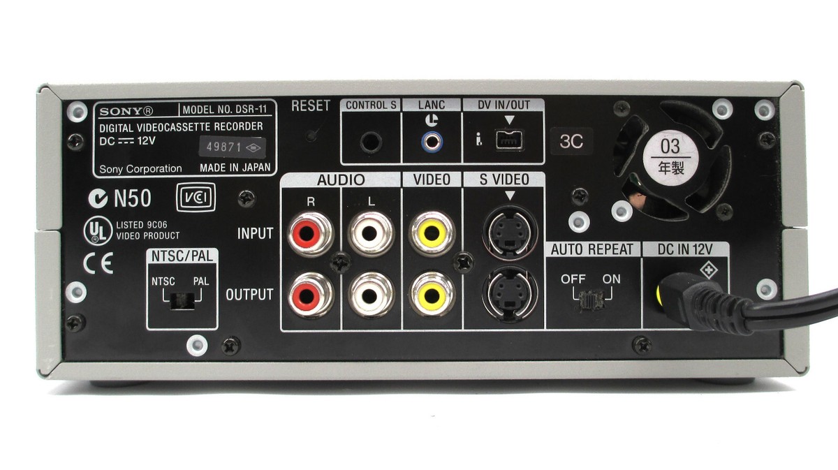 Sony DSR-11 DVCAM MiniDV Videocassette Recorder VTR | eBay Sony DSR-11 DVCAM MiniDV Videocassette Recorder VTR | eBay