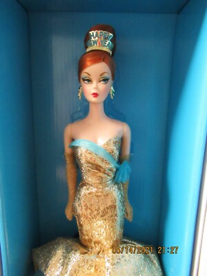 Mattel Barbie Happy New Year 2013 Holiday Hostess Doll #X8282 NRFB Gold Label