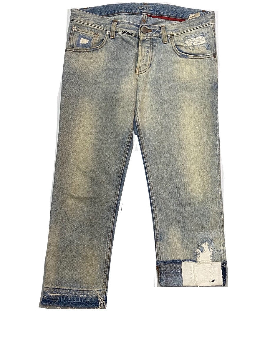 【送料&関税込】Prada Denim Jeans Prada Blue Denim Jeans Size 26 | eBay