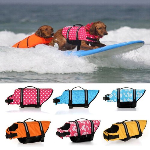 Gilet di sicurezza acqua nuoto animale domestico giubbotto salvavita cane salvavita salvavita con manico PULL - Foto 2 di 21