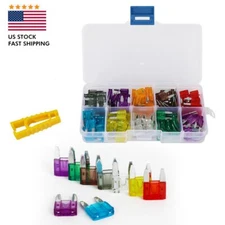 120Pcs Mini Blade Fuse Assortment Kit Auto Car Motorcycle Fuses Assorted Set