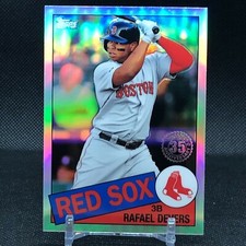 2020 Topps Chrome Rafael Devers 1985 35th Anniversary Refractor 85TC-8 - Red Sox