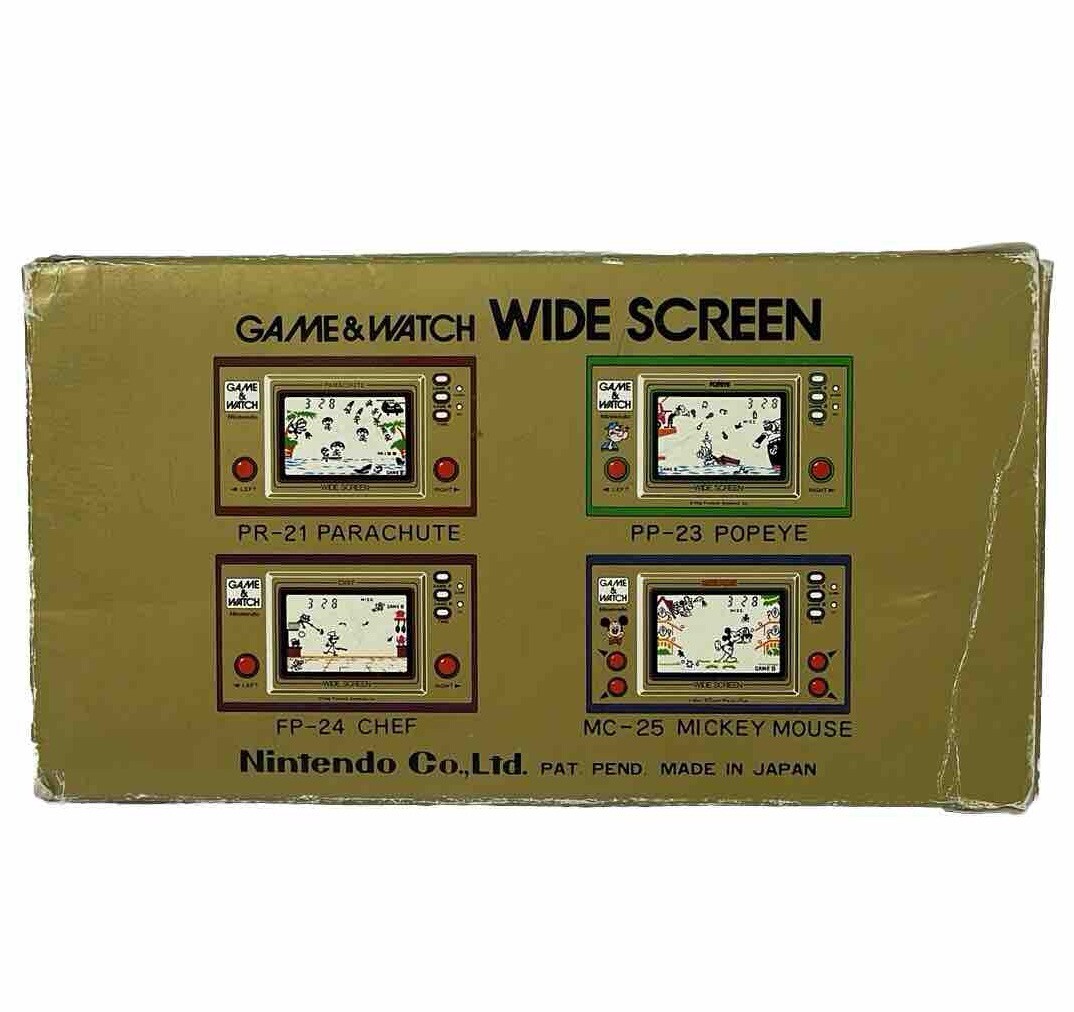 Nintendo Game and Watch Octopus 1981 Game OC-22 w Manual Tested
