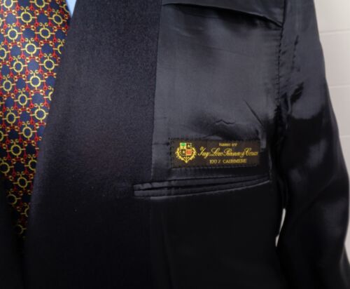 Aktuelles Loro Piana Italy Brooks Brothers Kaschmir Sakko Herren 43-44 Schwarz Blazer - Bild 11 von 23