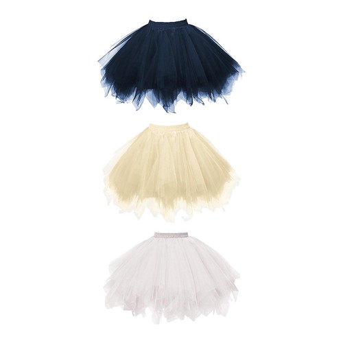 Jupe Tutu En Tulle Pour Femme - Longueur 40cm - Taille élastique 48-94cm - Multiple Coloris