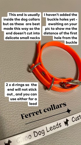 Ferret Biothane® Collar 9mm (MK3 Ferret Finder Replacement Collar) ONE COLLAR! - Picture 6 of 7