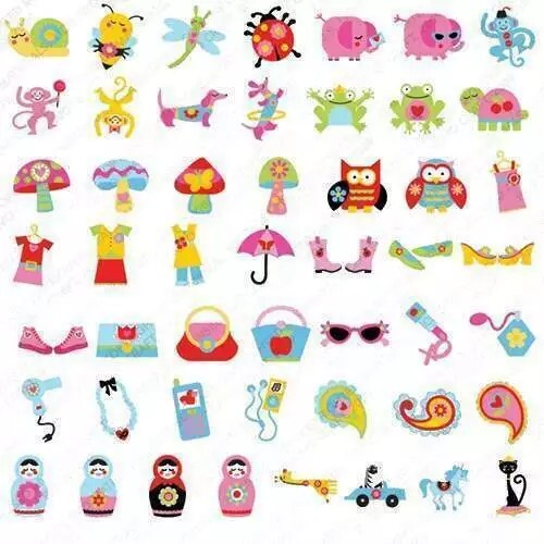 CARTUCCIA CRICUT *PAISLEY* FORME *USATA* IMMAGINI GIOCOSE STRAVAGANTI - Foto 2 di 2