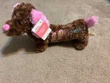 NWT Dachshund Dog Plush Best Mom Ever Weiner Dog Way To Celebrate