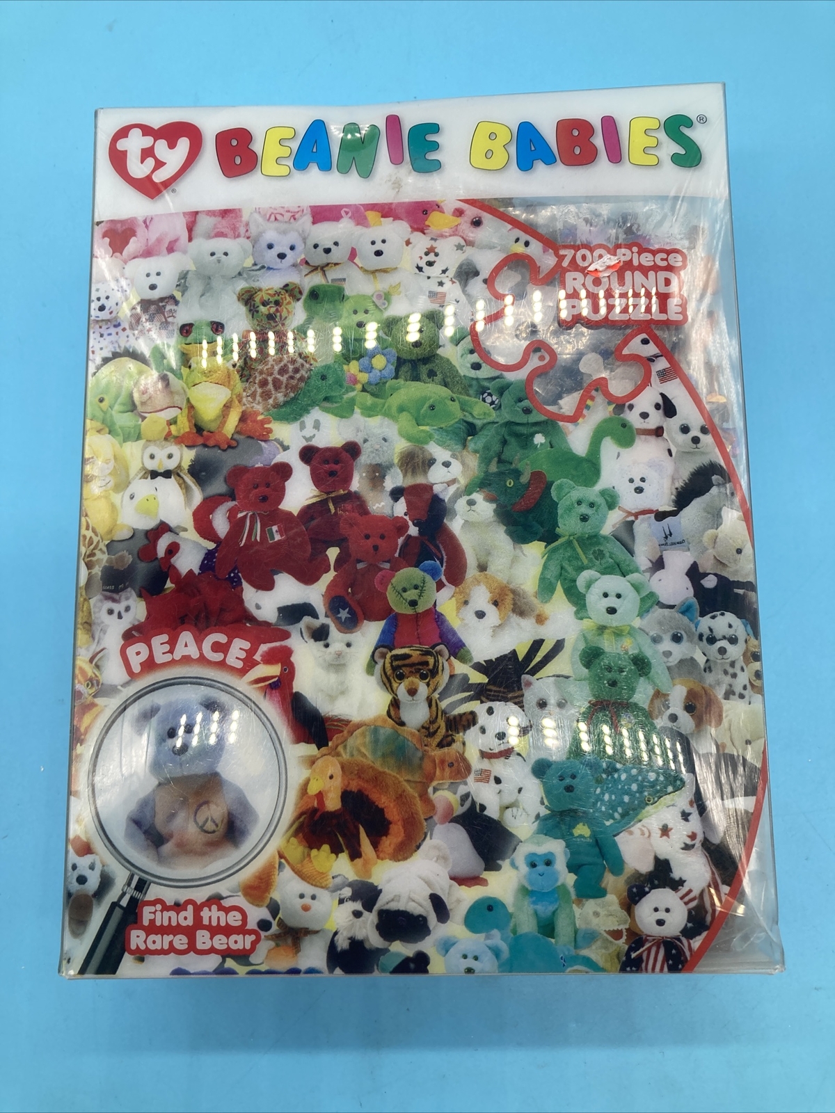 Beanie Babys 700 Piece Round Puzzle In The Box-image