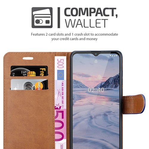 For Nokia 2.4 Phone Case Leather Wallet Book Flip Folio Stand View Cover - Picture 31 of 69
