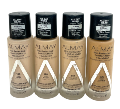 #ad Almay Skin Perfecting Comfort Matte Foundation 30ml Lot Of 3You PickAs Seen $10.99