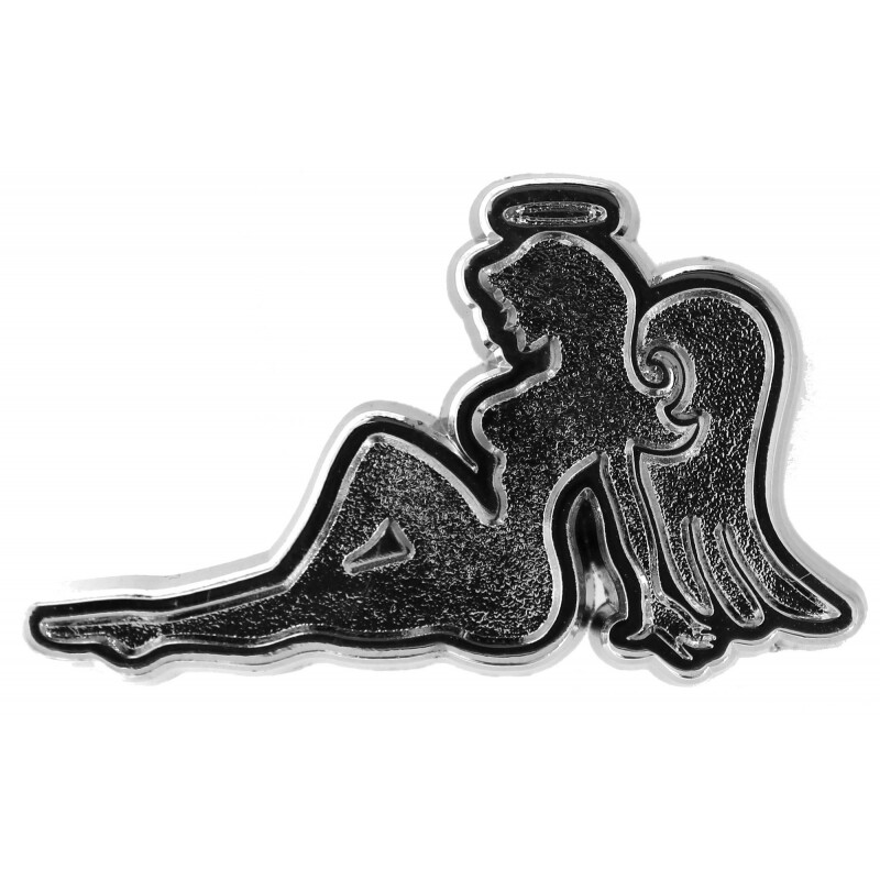 Pin For Lapel, Hat, Vest, Jacket, Sexy Angel Wings Halo (Quality Metal Pin)