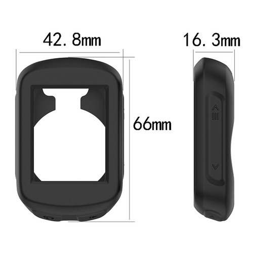 Silicone Case Protective Cover Shell for Edge 130 130 Plus (Black) - Zdjęcie 6 z 9