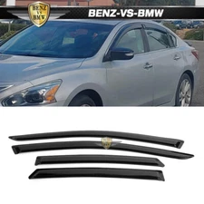Fits 13-18 Nissan Altima 4Dr Window Visors Vent Sun Rain Deflector Guard Acrylic