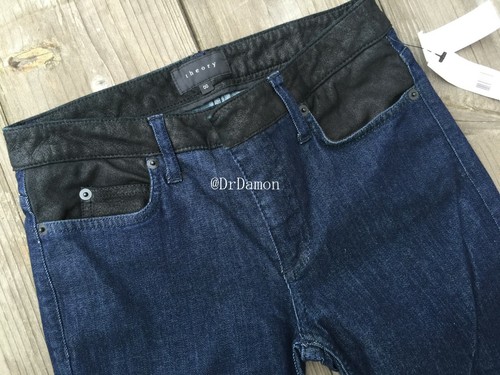 Neu mit Etikett Theory Damen Skinny Raegan L Jeans indigo hergestellt in den USA UVP 230 $ - Bild 2 von 8