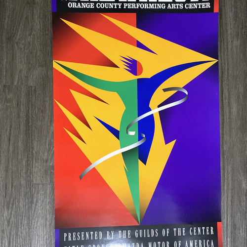 Vintage Triathlon Mission Viejo Orange County CA 1994 Poster 18x39" Multicolor - Picture 4 of 4