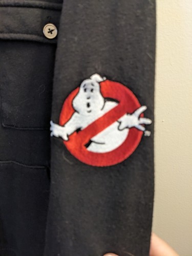 Ghostbusters No Ghost Logo Military Zip Up Hoodie Ripple Junction Great Spooky - Bild 3 von 4