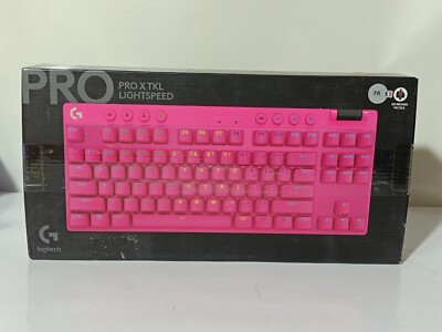 Logitech G PRO X TKL Lightspeed Gaming-Tastatur Tactile AZERTY FR - Rosa  _2.1_5