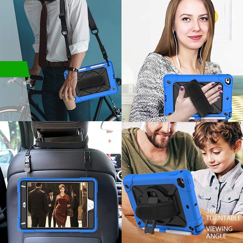 For iPad 9th 8th 7th 6th 5th Mini 1 2 3 Shockproof Rugged Heavy Duty Case Cover - Picture 18 of 38