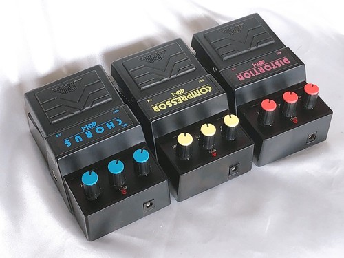 Aria ADT-1, ACP-1 & ACH-1 1990s Vintage Guitar Pedal Made in Japan Set of 3 - Picture 2 of 11