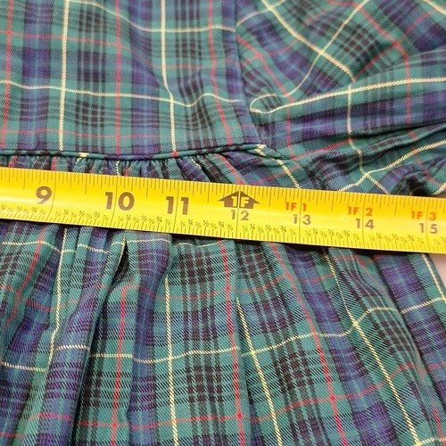 Strasburg Plaid Tartan Holiday Dress Scottish 5 Youth Christmas Pleated Green - Picture 5 of 11