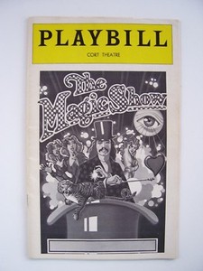 The Magic Show Playbill August 1978 Steven Peterman, Gwendolyn Coleman